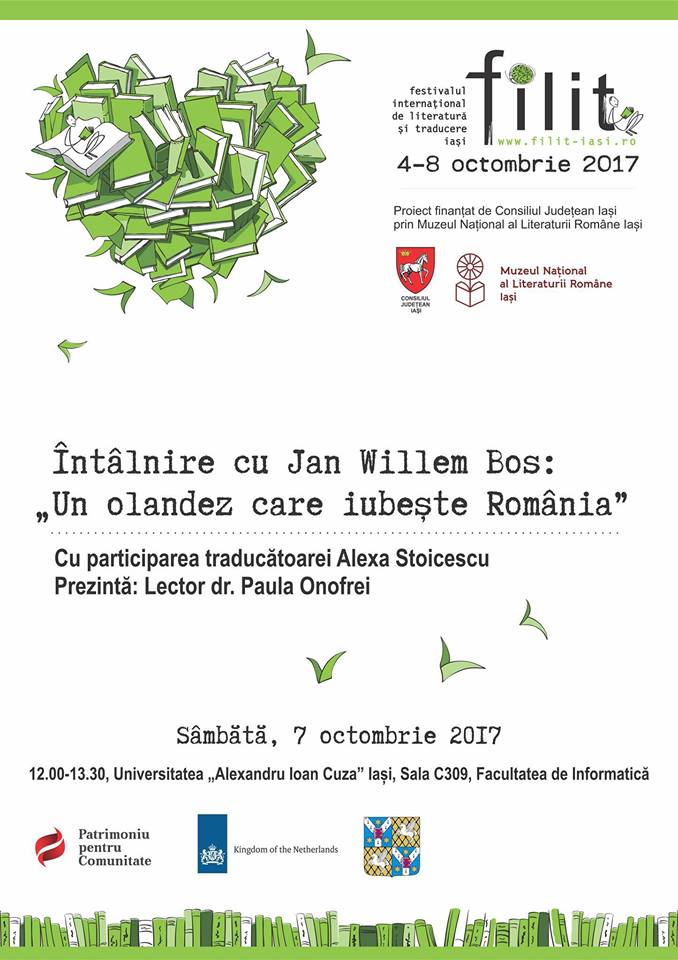 Întâlnire cu Jan Willen Bos, „Un olandez care iubește România”